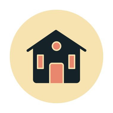 ev renkli vektör resimlemesi 