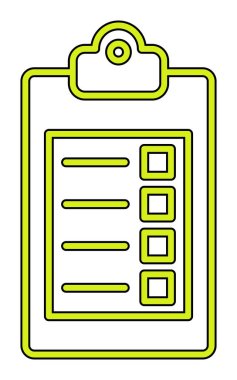 Pano simgesi, vektör illüstrasyonu basit tasarım