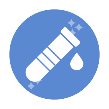 test tübü ikon vektör çizimi