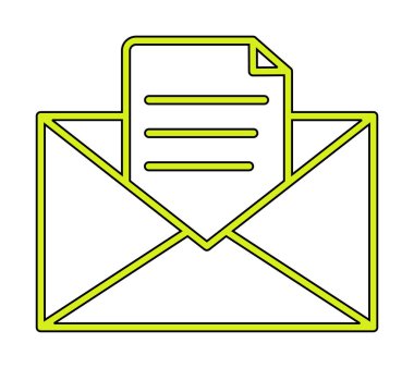 Harf simgesi vektör illüstrasyonu