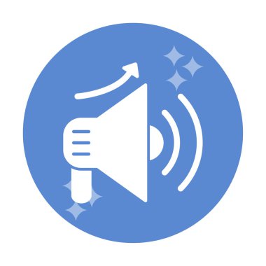 Basit Pazarlama Incerase simgesi, vektör illüstrasyonu