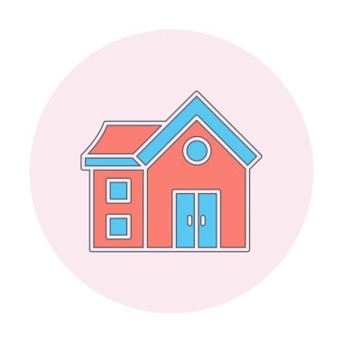 Ev web simge vektör çizim