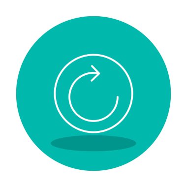 Web simgesi vektör illüstrasyonunu tazele                      