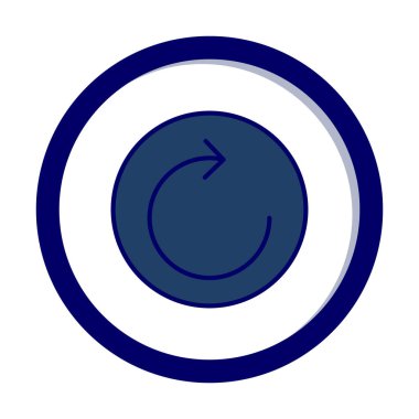 Web simgesi vektör illüstrasyonunu tazele                      