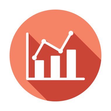 Grafik. Web simgesi basit illüstrasyon 