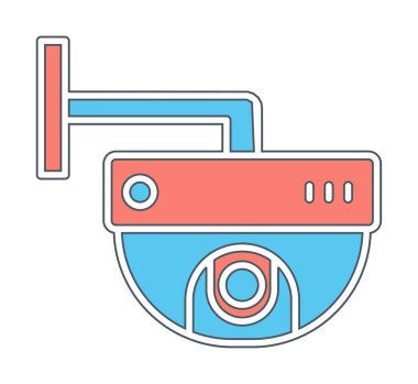 Gözetleme. Web simgesi basit illüstrasyon