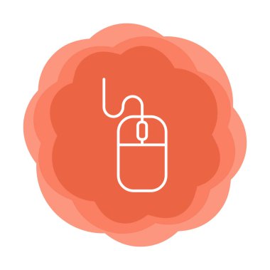 Fare simgesi, web basit illüstrasyonu