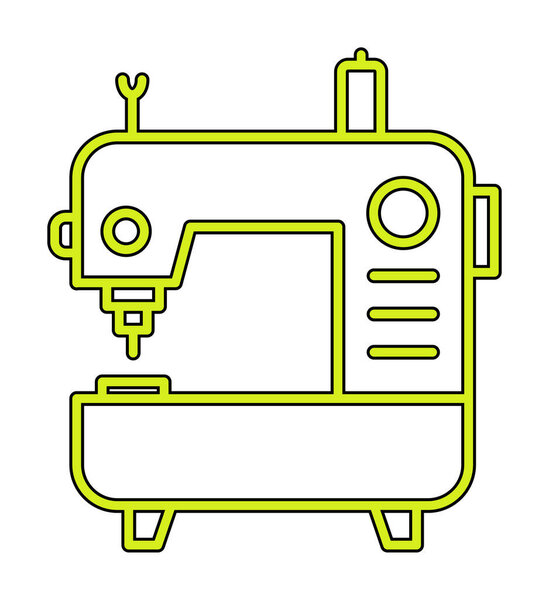 simple Sewing Machine web vector icon