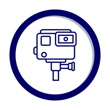 Action Camera icon vector illustration