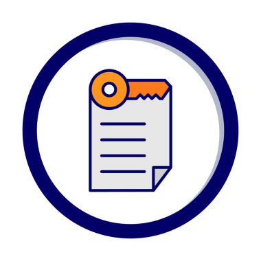 Notes web icon, vector illustration