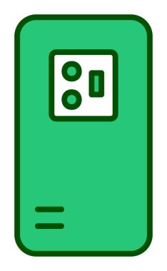 Mobil Arka Kamera simgesi, vektör illüstrasyon tasarımı