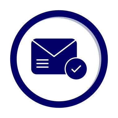 e- posta iletimi simge vektör illüstrasyonu