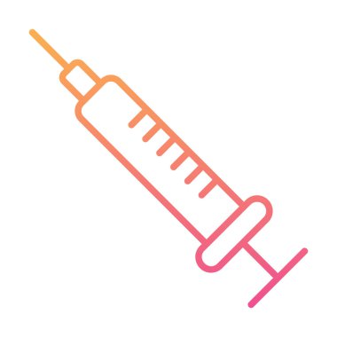 Enjeksiyon Virüsü simgesinin vektör çizimi