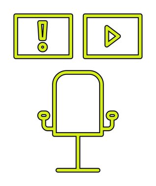 Veri İzleme Ağı simgesi, vektör illüstrasyonu