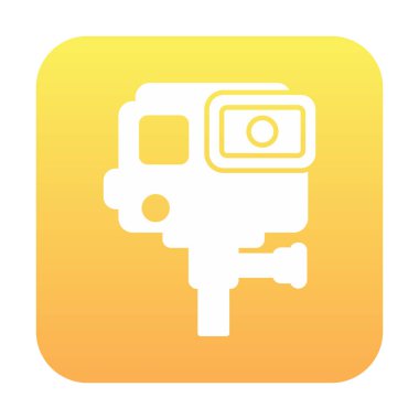 Eylem kamerası vektör illüstrasyonuName