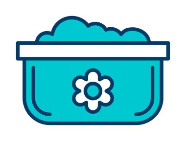 Bulaşık Otu Ağı simgesi, vektör illüstrasyonu 