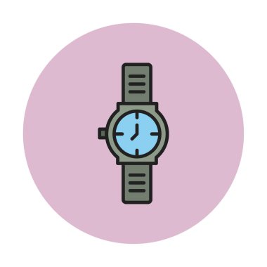 Kol saati. Web simgesi basit tasarım