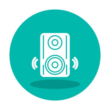 speaker icon, vector illustration simple design