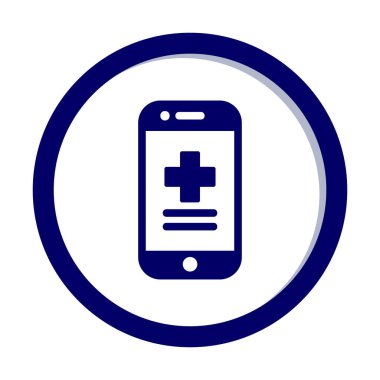 smartphone basit simge vektör çizim