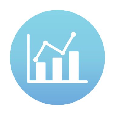 Grafik. Web simgesi basit illüstrasyon 