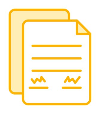 belge web simgesi vektör illüstrasyonu 