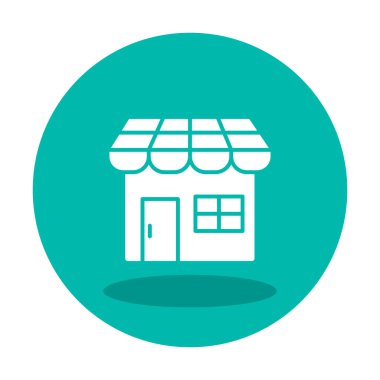 Dükkanı web simge vektör çizim