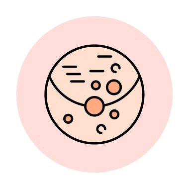 Venüs web simgesi, vektör illüstrasyonu