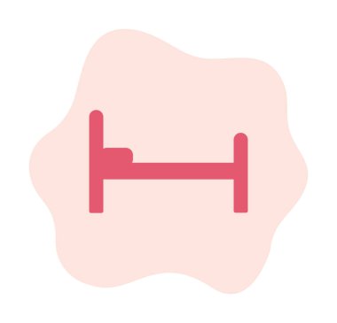 yatak ağı ikonu vektör illüstrasyonu