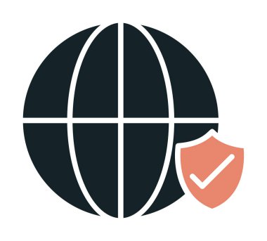 İnternet simgesi vektör illüstrasyonu