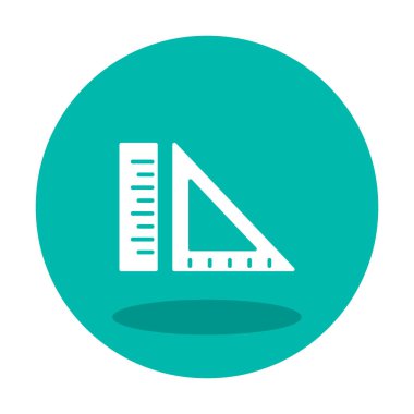 ölçekli düz simge, vektör illüstrasyonu 