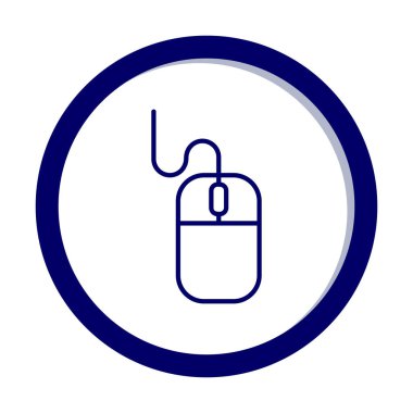 Fare simgesi, web basit illüstrasyonu