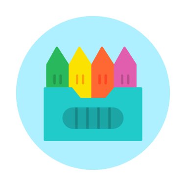 Basit Boya Simgesi, vektör illüstrasyonu