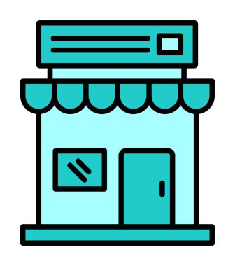 Basit simge vektör illüstrasyonunu sakla