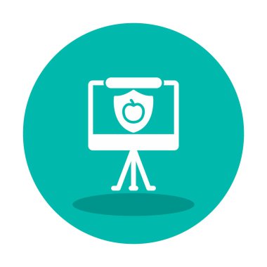 Beyaz arkaplanda besin sunum vektörü illüstrasyonu