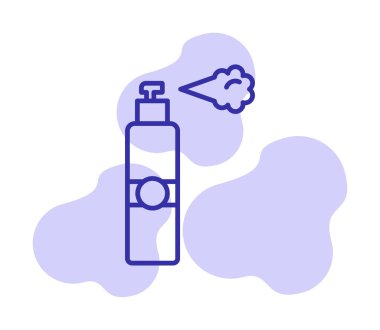 Sprey simgesi. Vektör konsept illüstrasyon tasarımı için