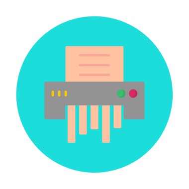 kağıt öğütücü makinenin vektör çizim