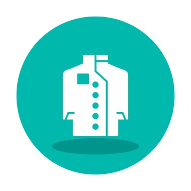 Chef Coat web simgesi, vektör illüstrasyonu