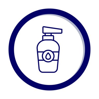 Beyaz arkaplanda bebek yağı vektör illüstrasyonu