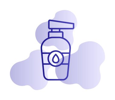 Beyaz arkaplanda bebek yağı vektör illüstrasyonu