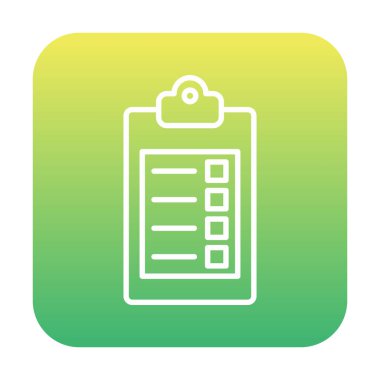 Pano simgesi, vektör illüstrasyonu basit tasarım