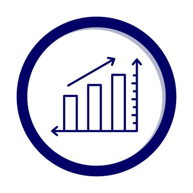 Grafik. Web simgesi basit illüstrasyon 