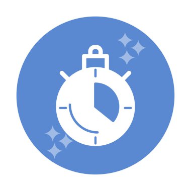 vektör kronometre simgesi illüstrasyonu 