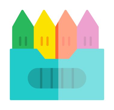 Basit Boya Simgesi, vektör illüstrasyonu