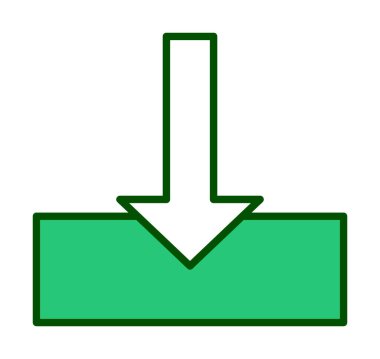  Simge indir, vektör illüstrasyonu basit tasarım