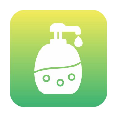 Bebek Şampuan ikonu vektör illüstrasyonu