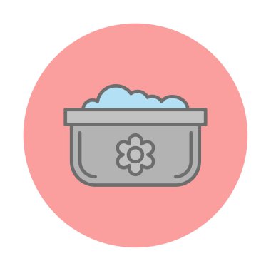 Bulaşık Otu Ağı simgesi, vektör illüstrasyonu 