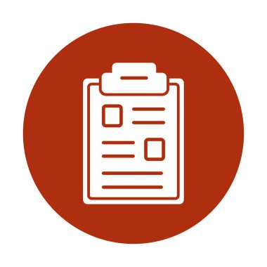 Pano simgesi, vektör illüstrasyonu basit tasarım