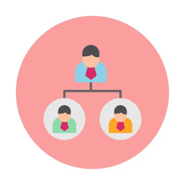 Beyaz arkaplanda Takım Yönetimi vektör çizimi