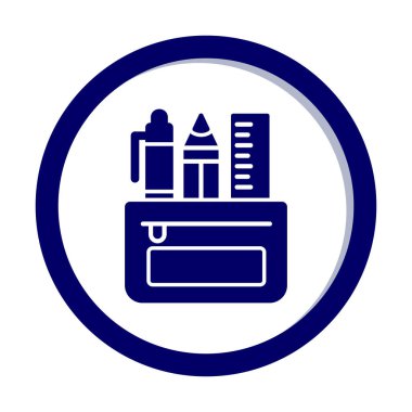 Kalem Durumu simgesi, vektör illüstrasyonu  