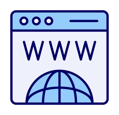 Web tasarım işareti, vektör illüstrasyonu